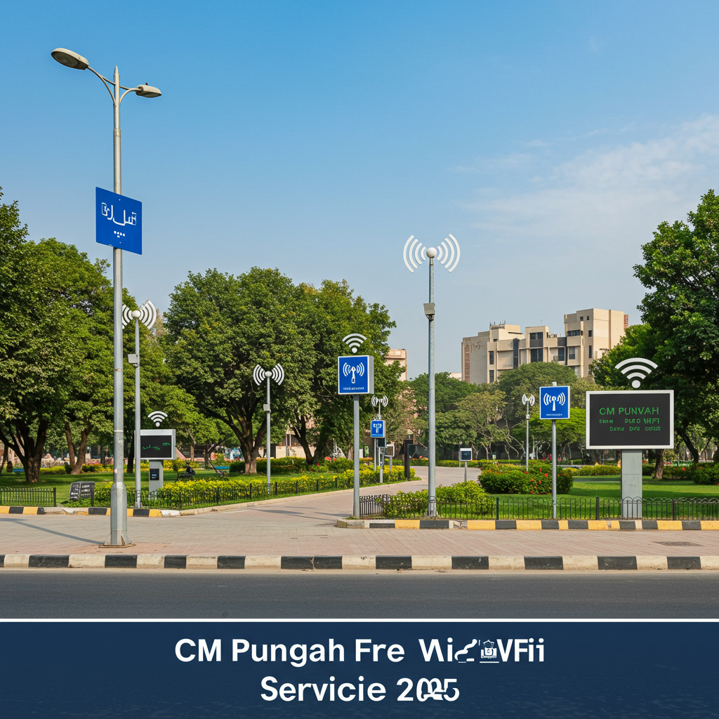 CM Punjab Free WiFi Service 2025