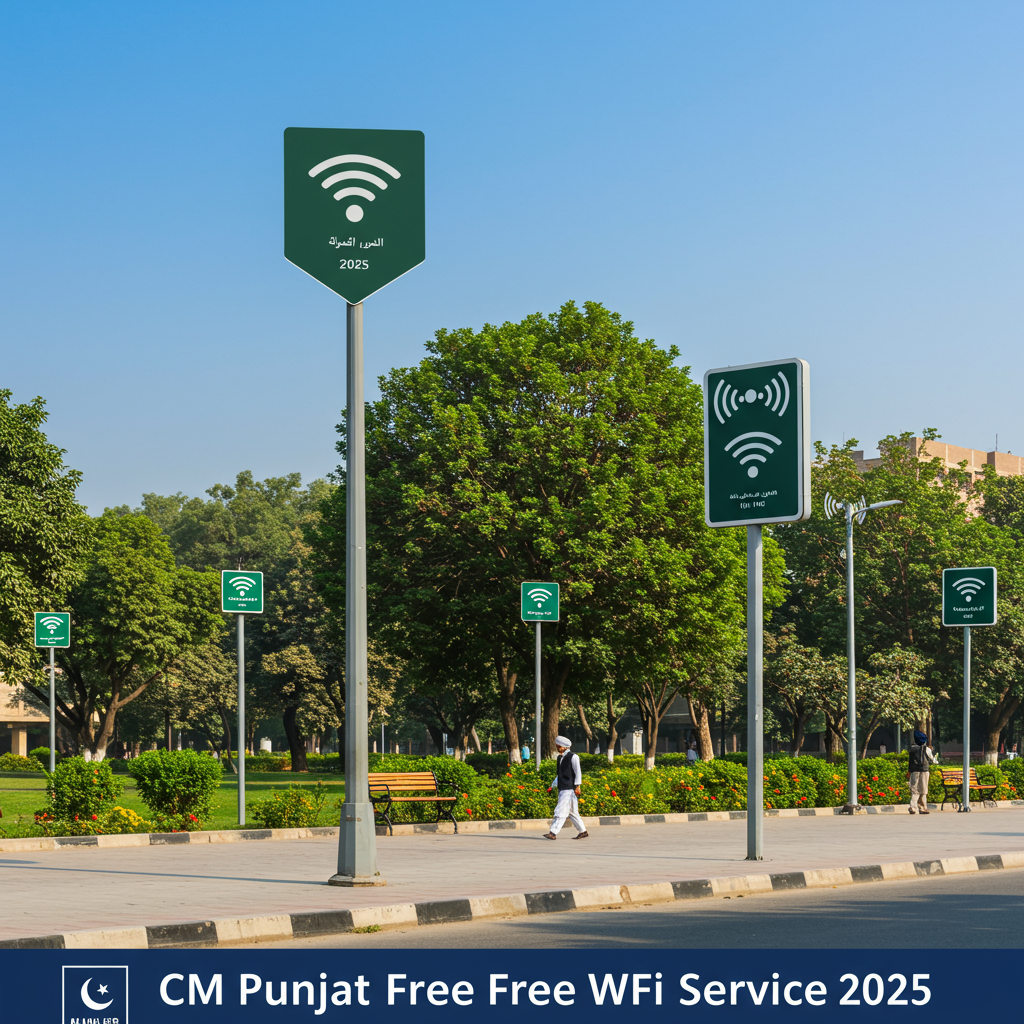 CM Punjab Free WiFi Service 2025