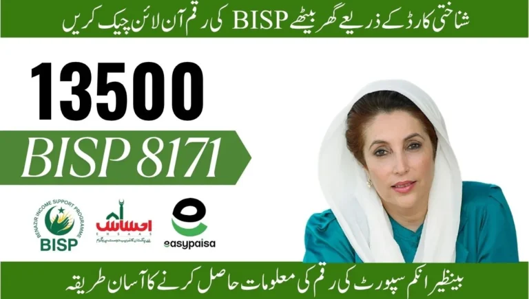 Ehsaas 8171 Status Check
