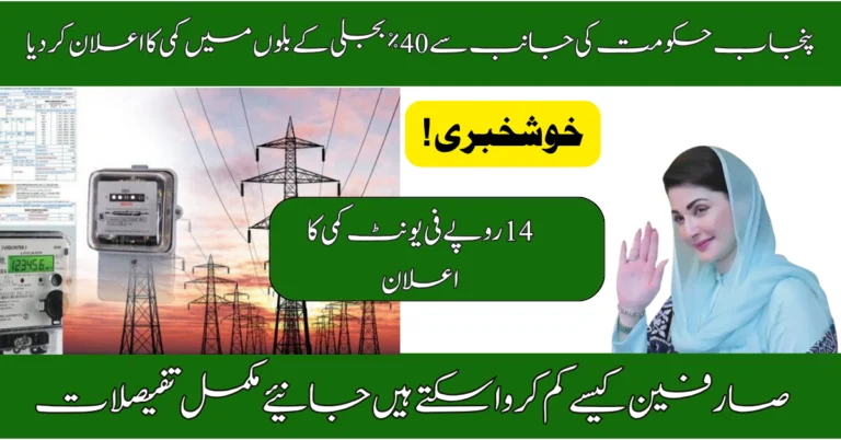 Punjab electricity bill relief 2025