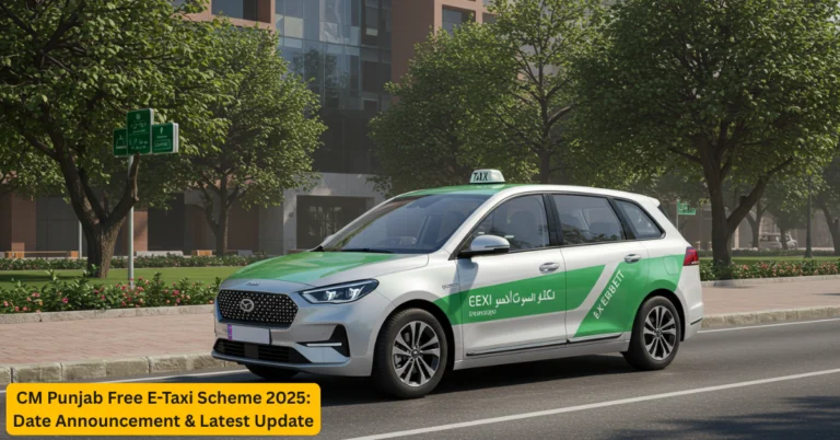 CM Punjab E-Taxi Scheme 2025 Announcement