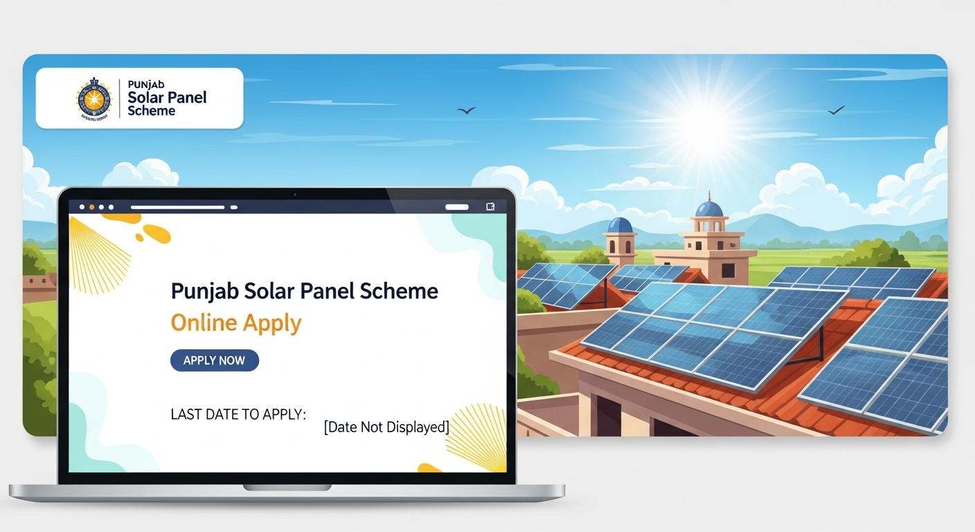 cm punjab solar panel scheme online apply last date