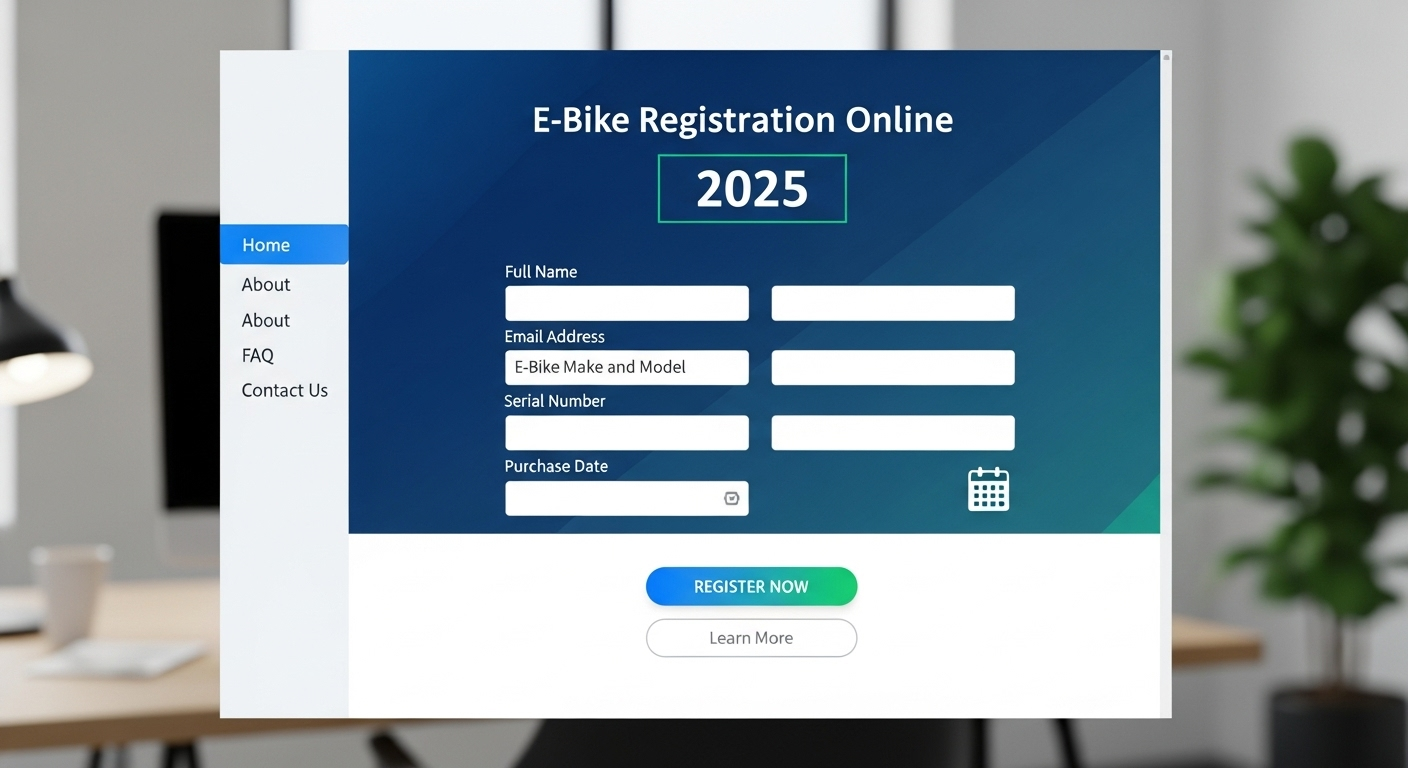 e bike registration online 2025