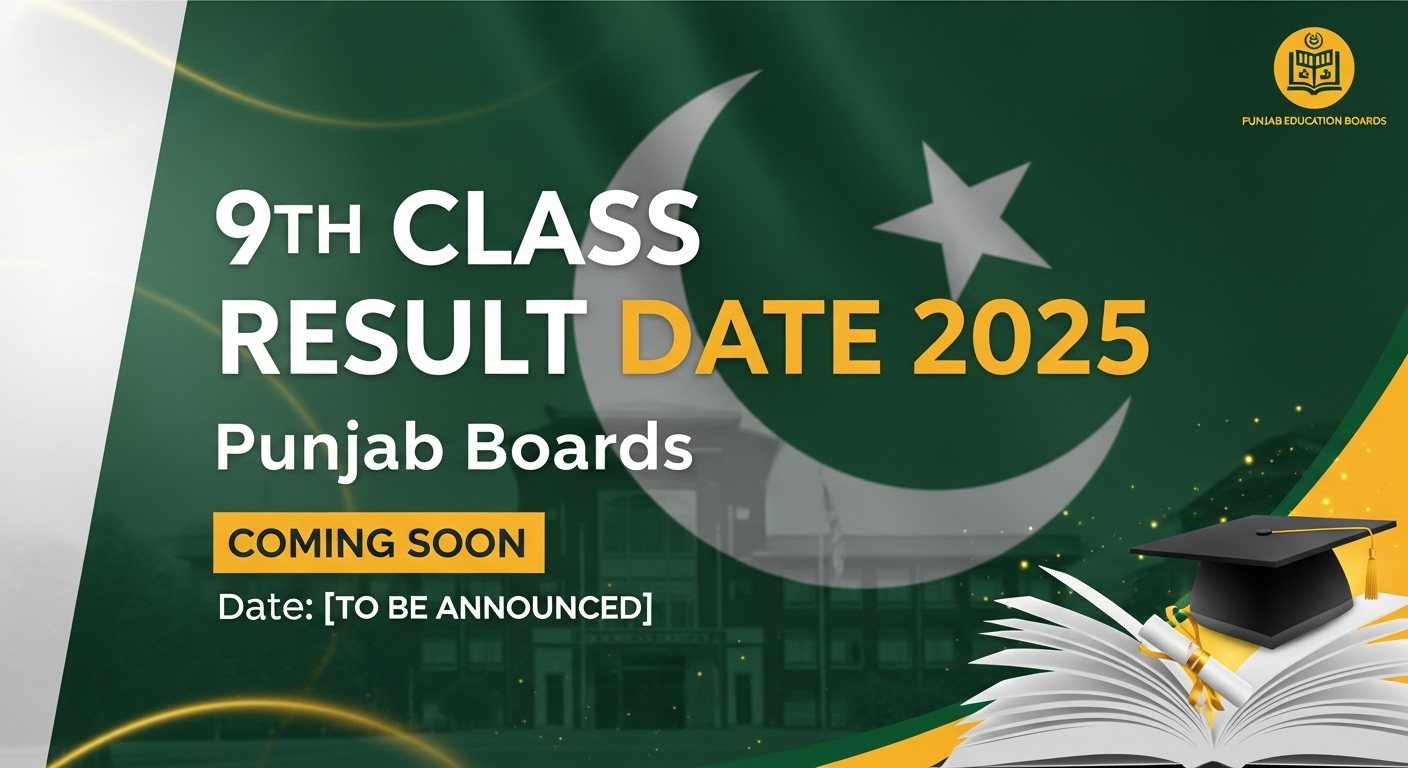 9th class result date 2025 punjab board