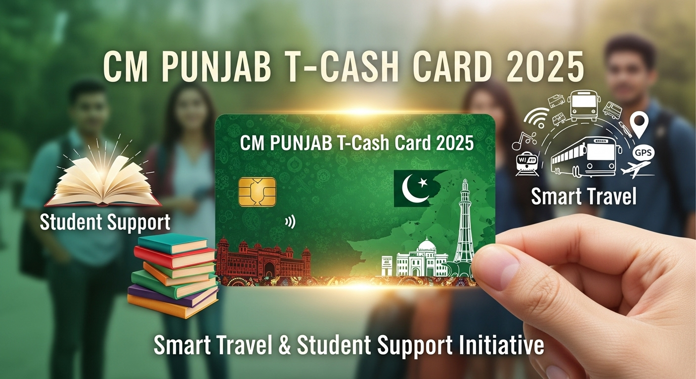 CM Punjab T-Cash Card 2025